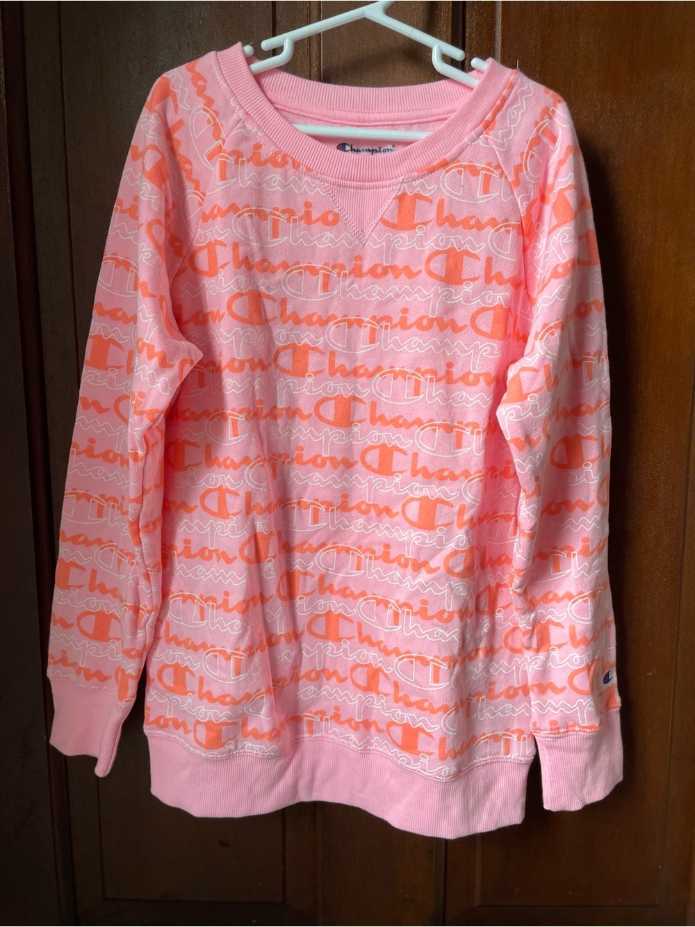 Champion girls medium pink sweatshirt